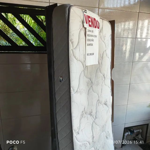 cama de rodinha com colchão densidade 33 - Foto 3