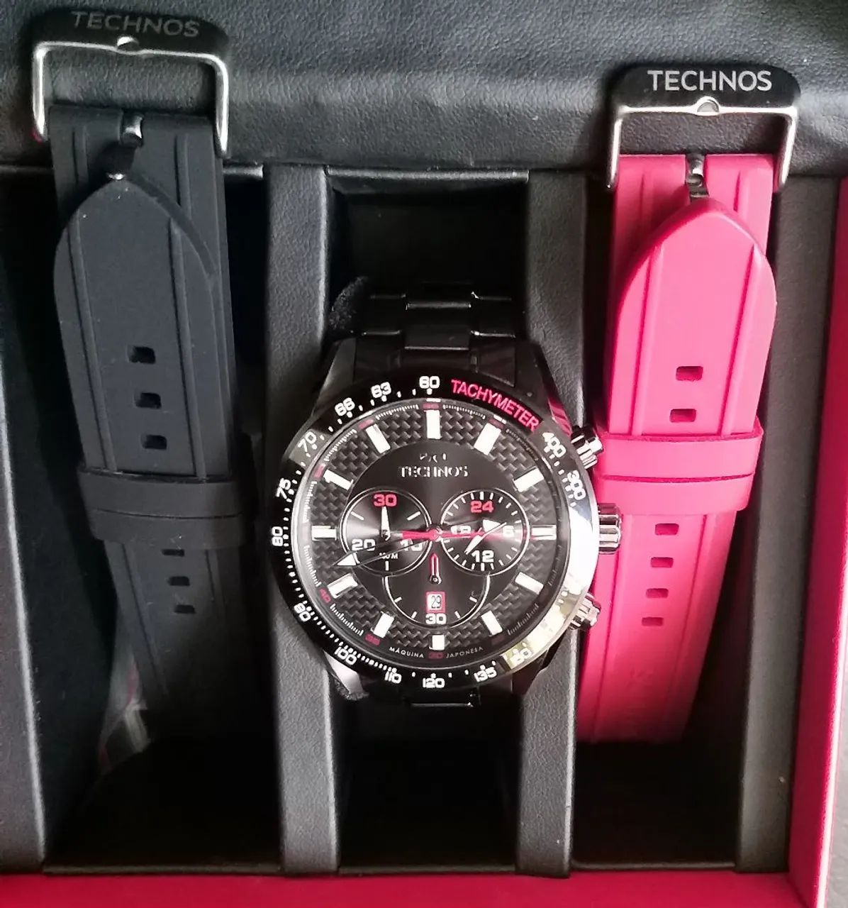 Relógio Technos Carbon Grafite novo - Foto 2