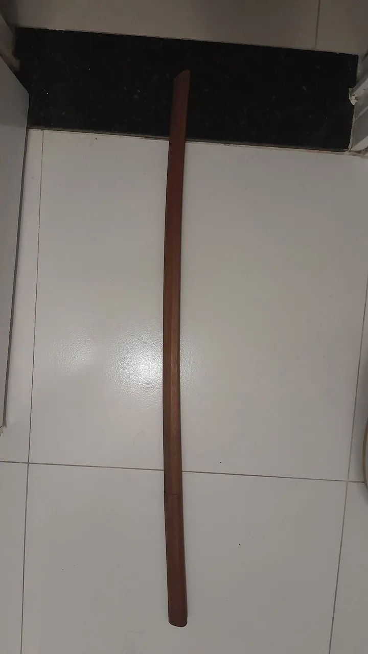 Katana de madeira samurai japonesa - Foto 3