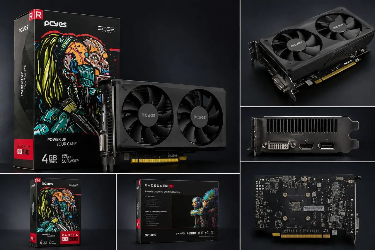 ? Placa de Vídeo Radeon RX 550 ? Excelente Estado! - Foto 2