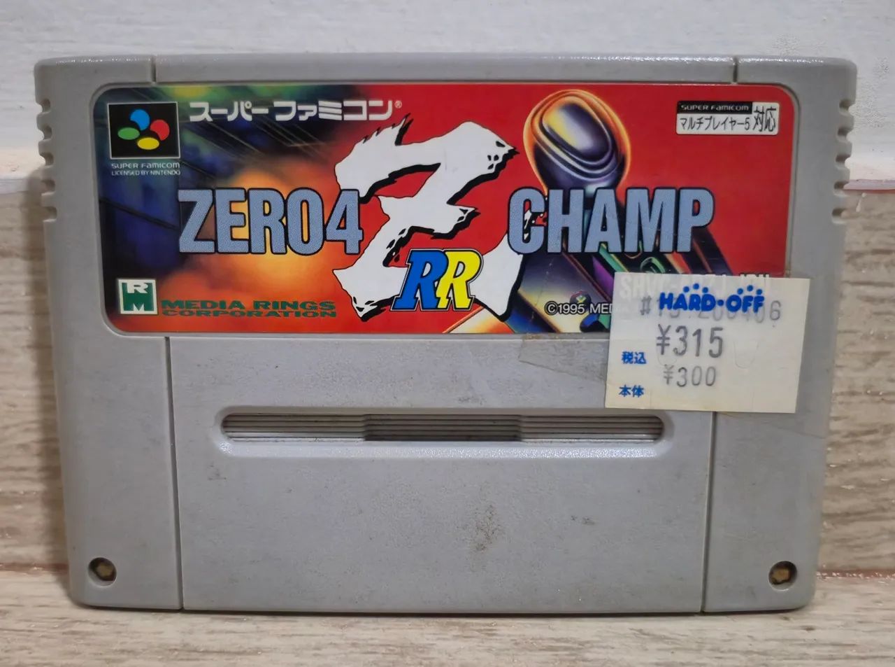Zero4 Champ RR-Z para o console Super Famicom. Original 