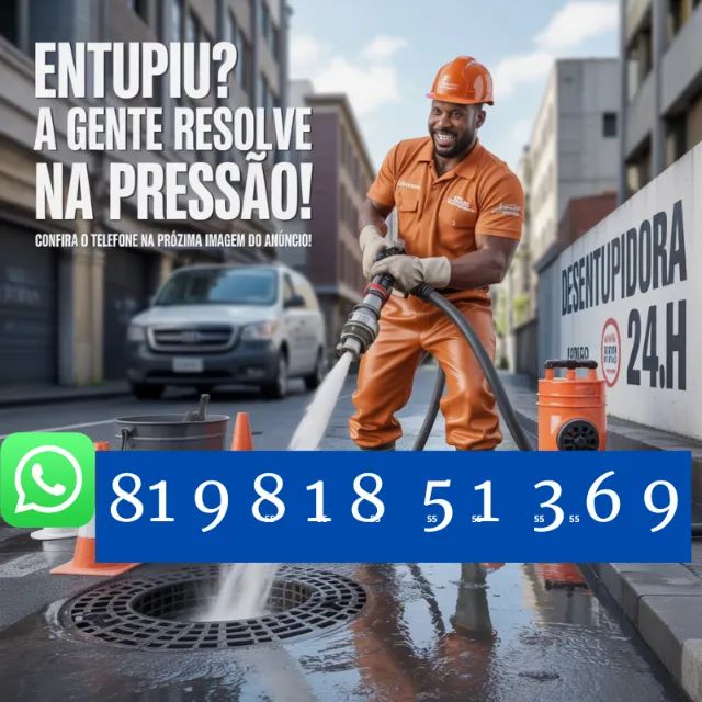 desentupidora! Problemas com o vaso? Ligue já!