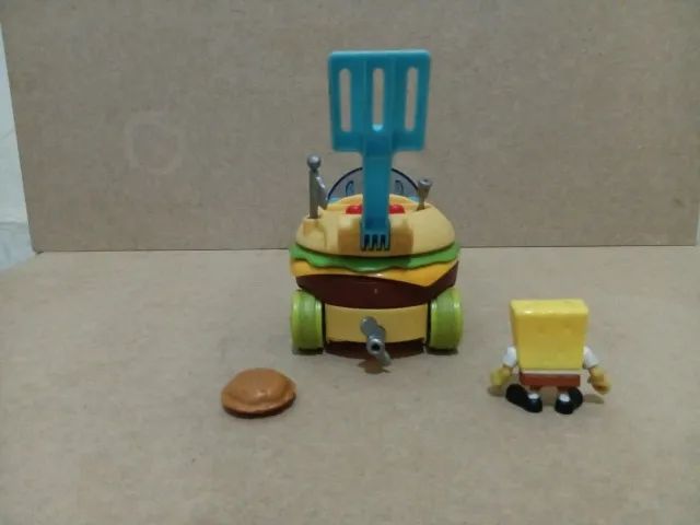 bob esponja com carro hambúrguer - imaginext - Foto 3