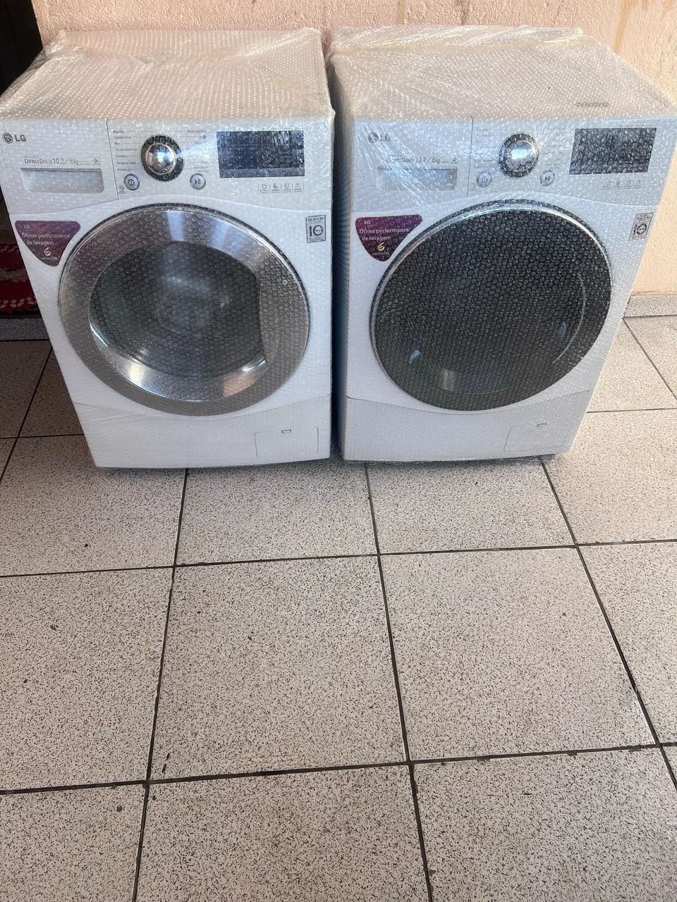 Tenho duas lava e secas 