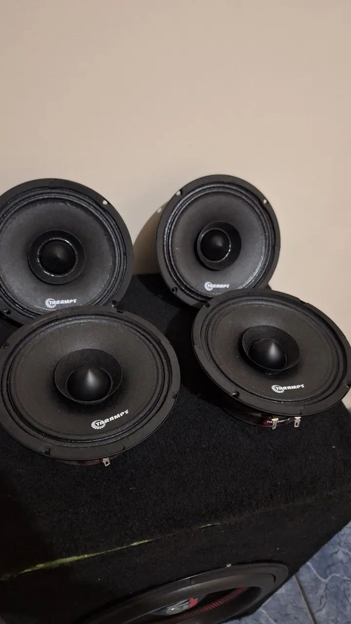 Fh300s taramps 6 polegadas subwoofer Tormento 12 polegadas 350w - Foto 2