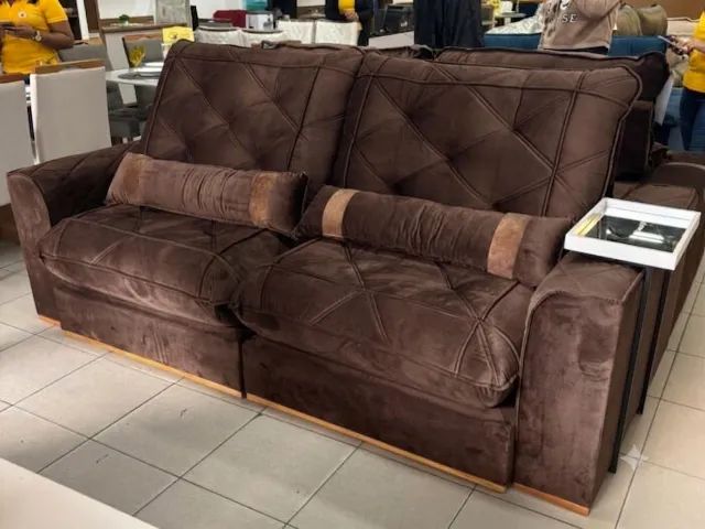 SOFÁ RETRÁTIL RECLINÁVEL 250CM - Foto 2