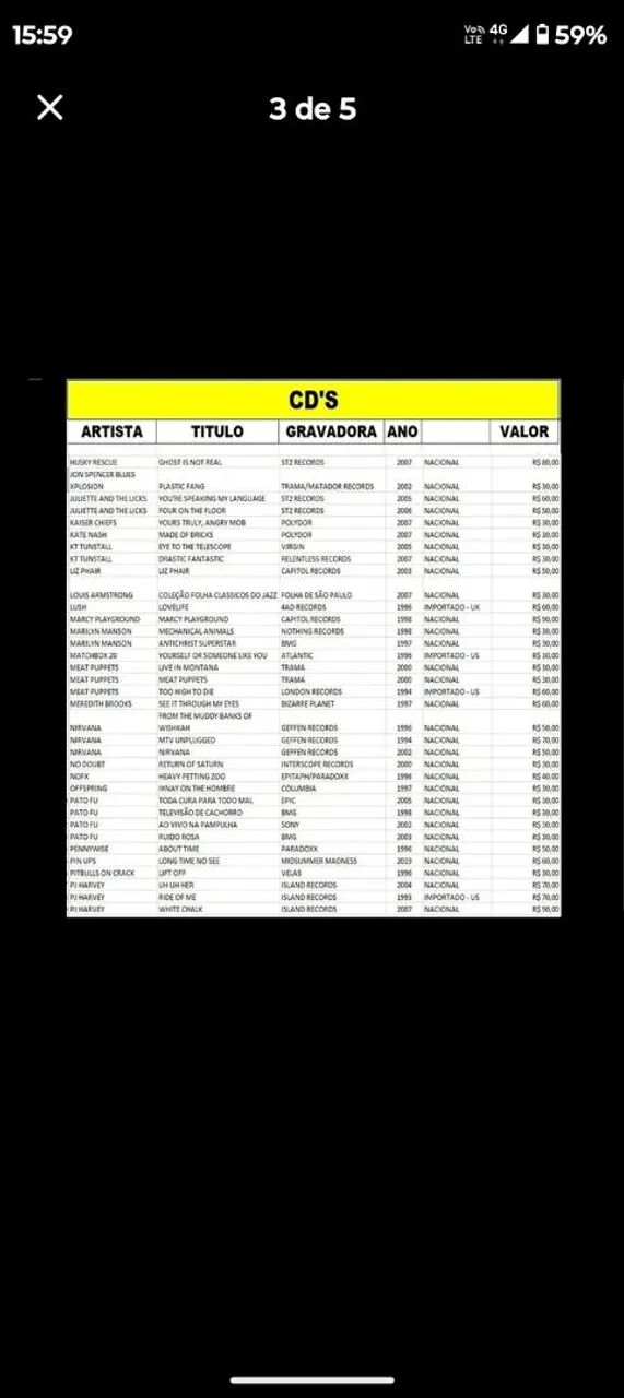 CDs E VINIS DE ROCK - Foto 5