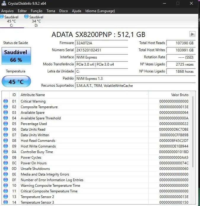 SSD 512GB NVME XPG - Foto 3