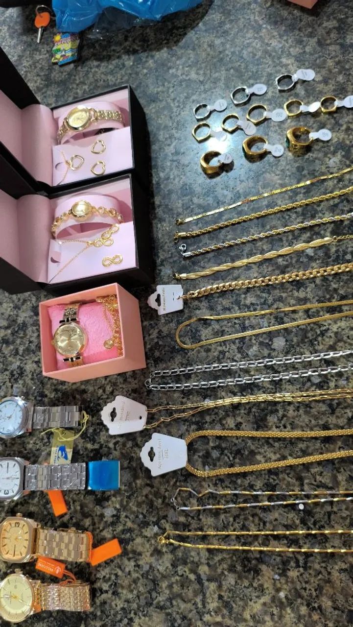 Cordão e pulseiras  - Foto 3