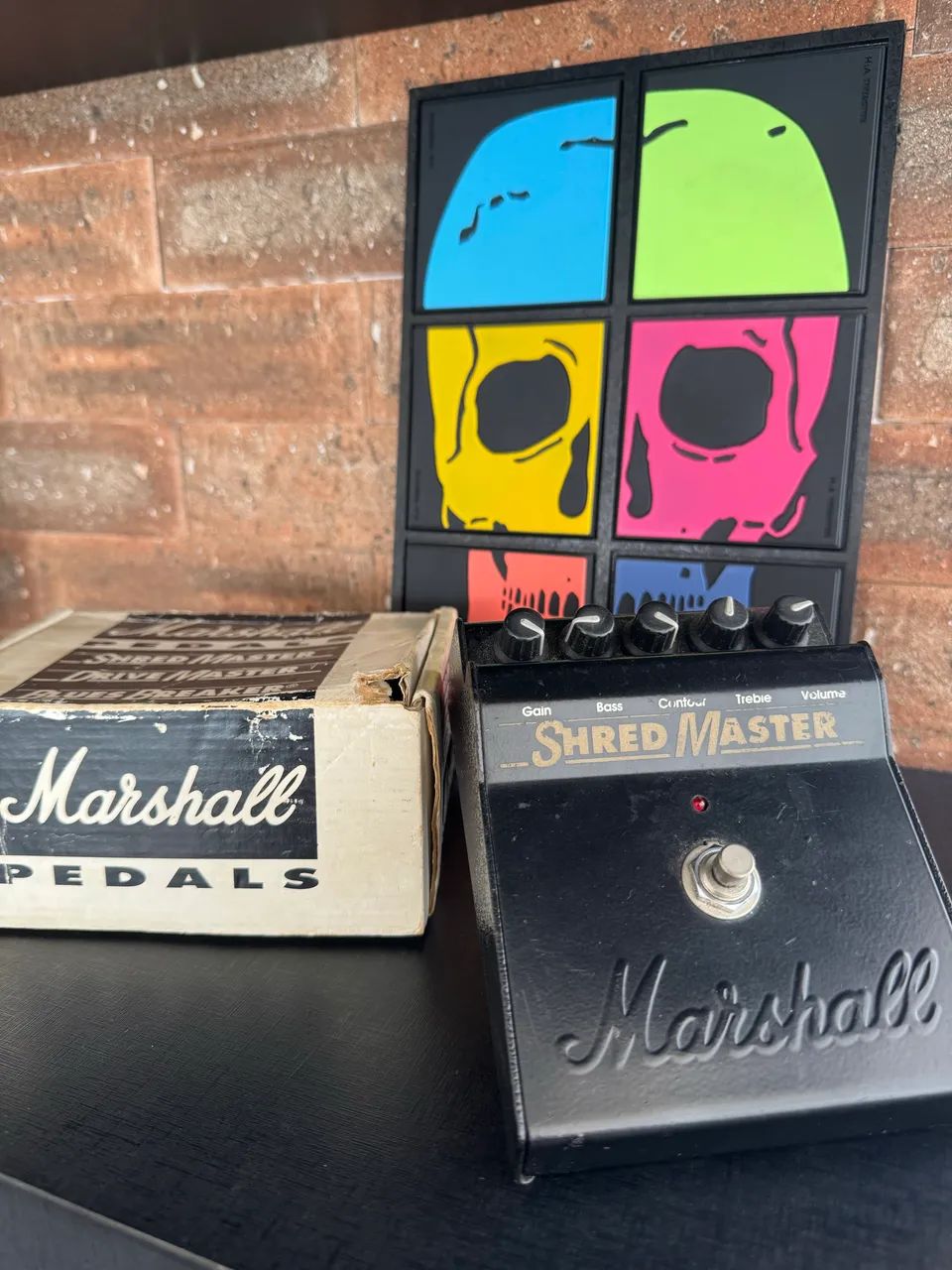 ギター marshall shredmaster original vintage Marshall ShredMaster - Pedal Clássico Original anos 90