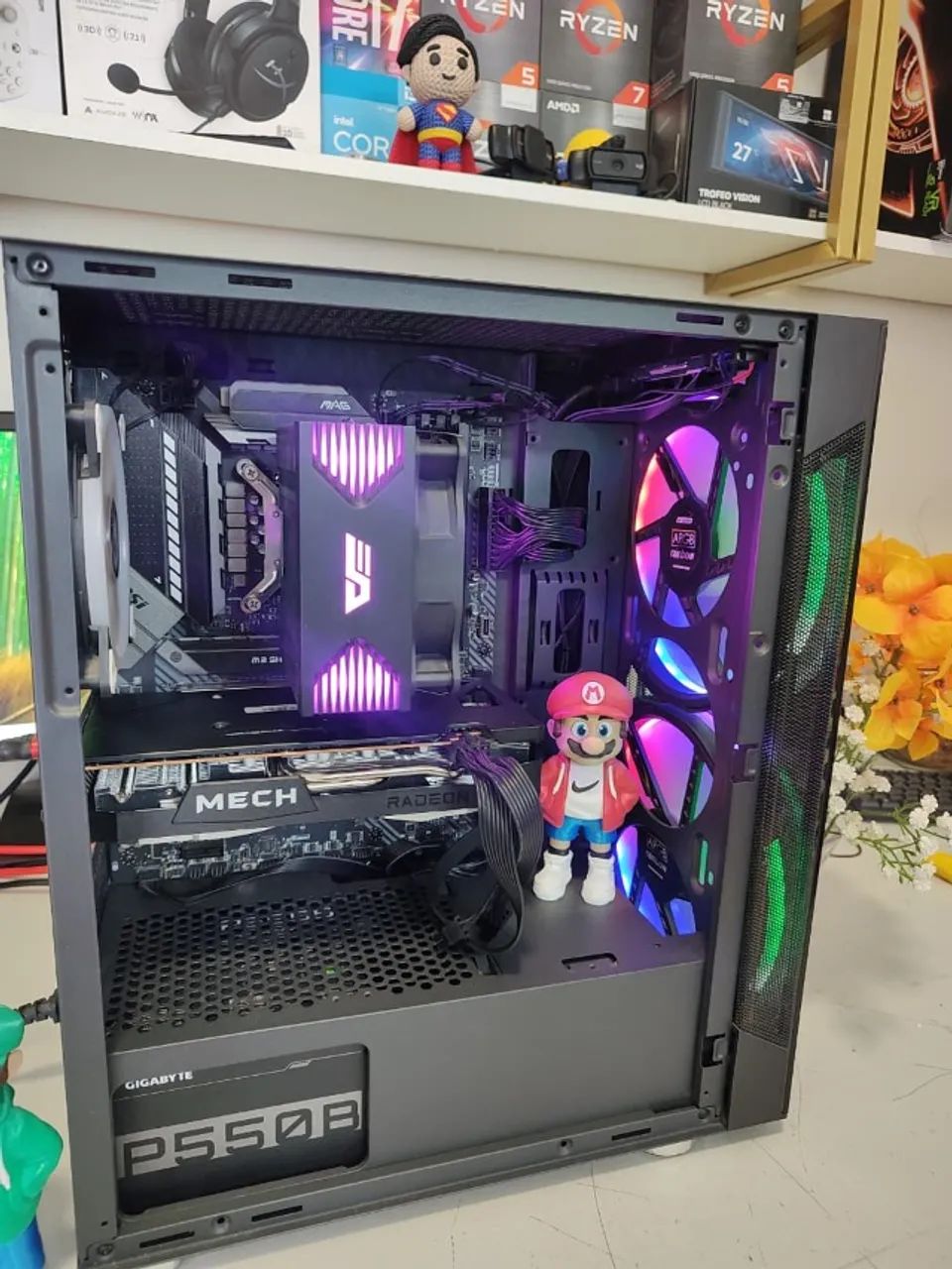 PC Gamer Intel Core i5 10th + RX 6600 - Foto 2