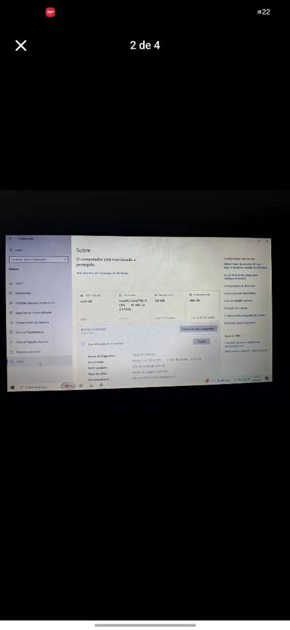 Notebook Acer Intel Core i5 4GB - Foto 2