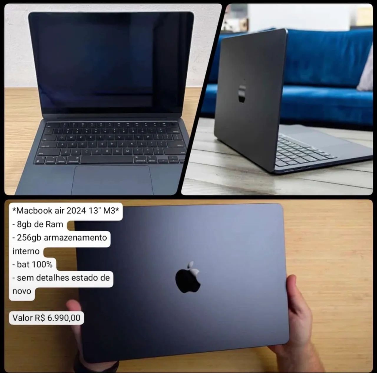 Mac book Air 13 - Notebooks - Centro do Guilherme 1495668115 | OLX