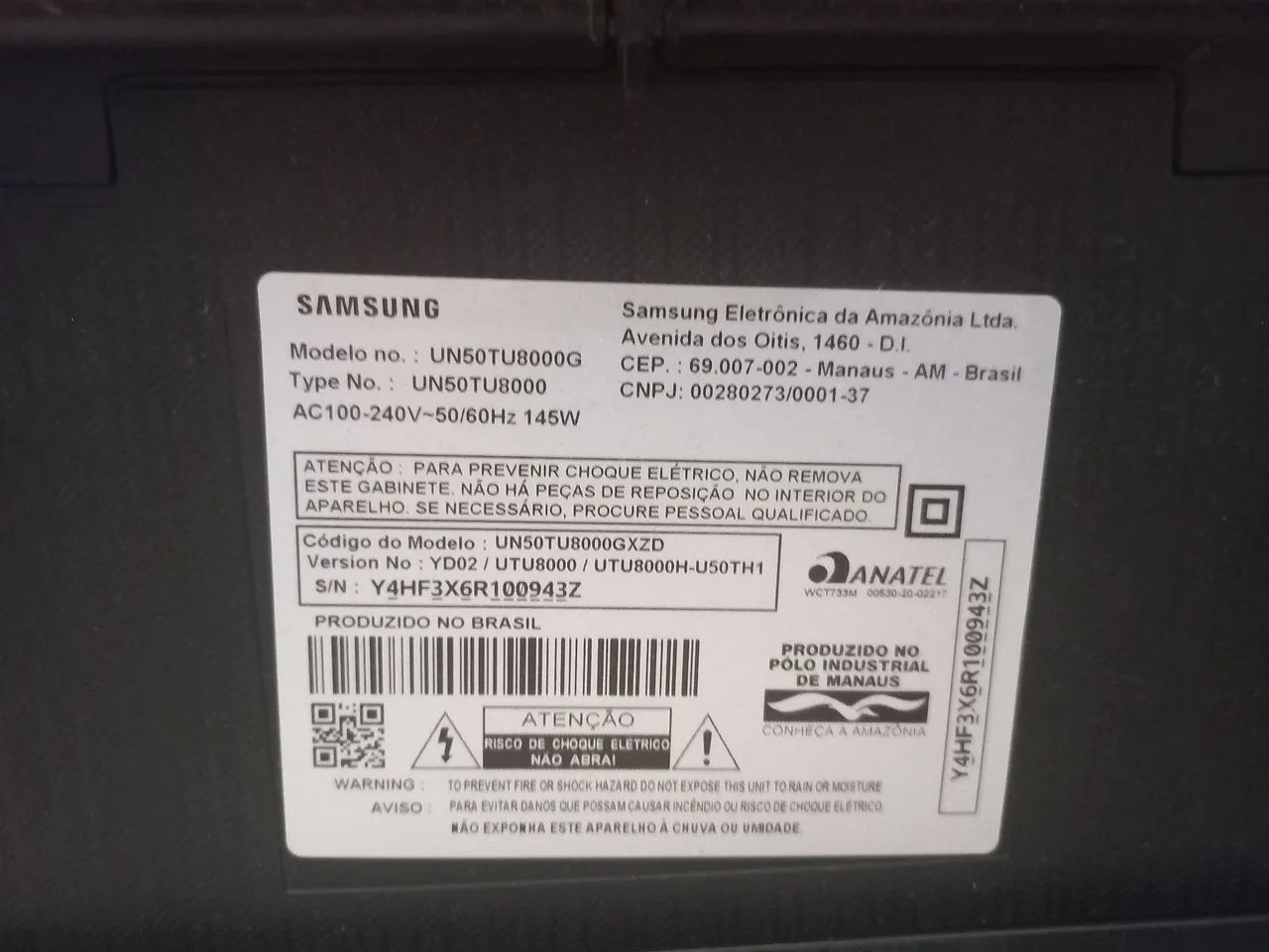 VENDO SMARTV SAMSUNG COM A TELA QUEBRADA  - Foto 4