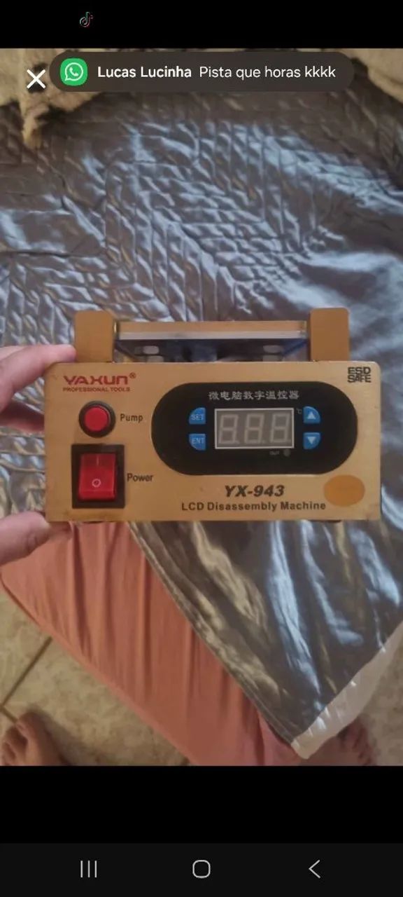Máquina de consertar celular 