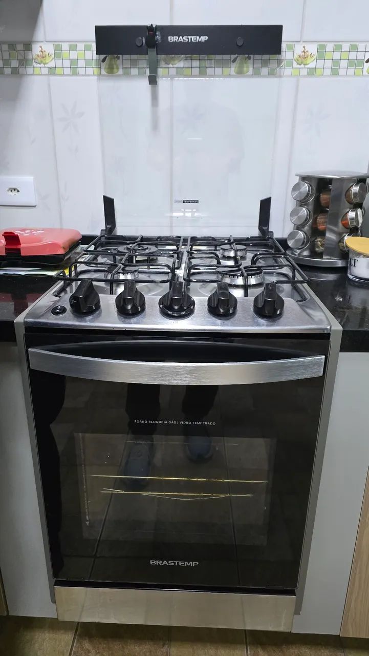 Fogão embutir Brastemp