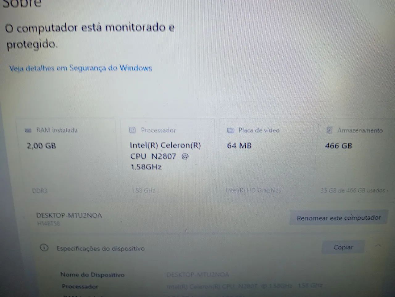 Notebook Funcionando 100% - Apenas Mancha na Tela - Foto 2