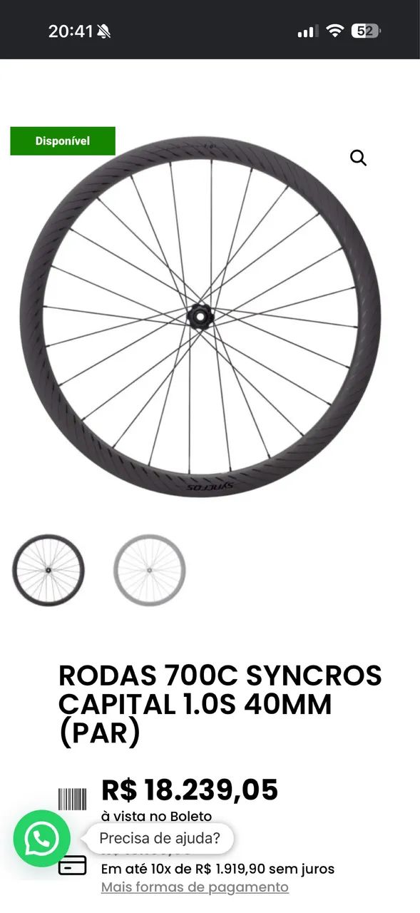 Rodas Syncros Capital 1.0s Carbono - Foto 5