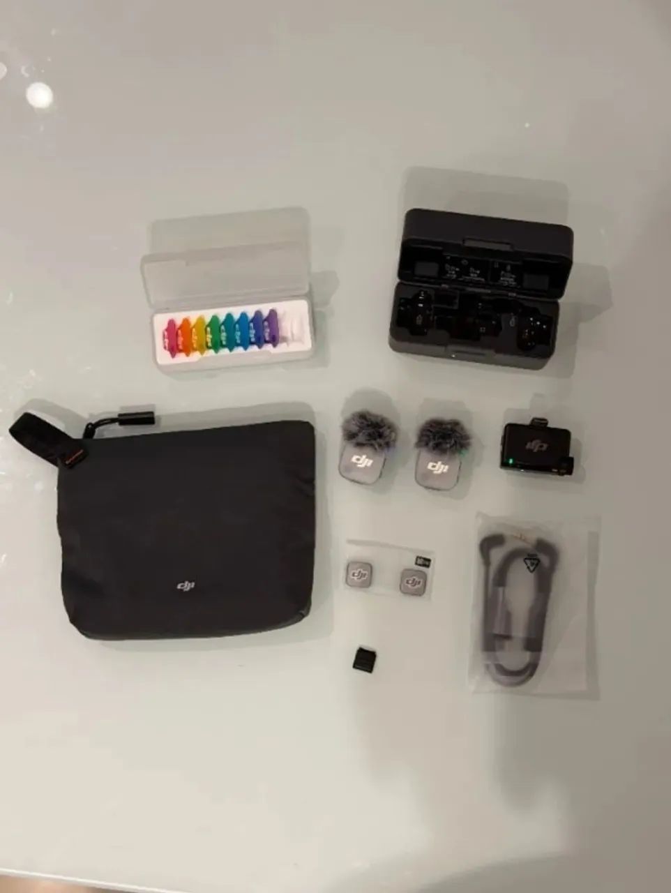 Microfone DJI Mic Mini 2 Combo Novo, Sem Uso - Foto 2