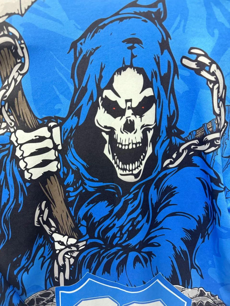 Camisa Torcida Falange Azul - 23 Anos - Sublimada - Foto 5