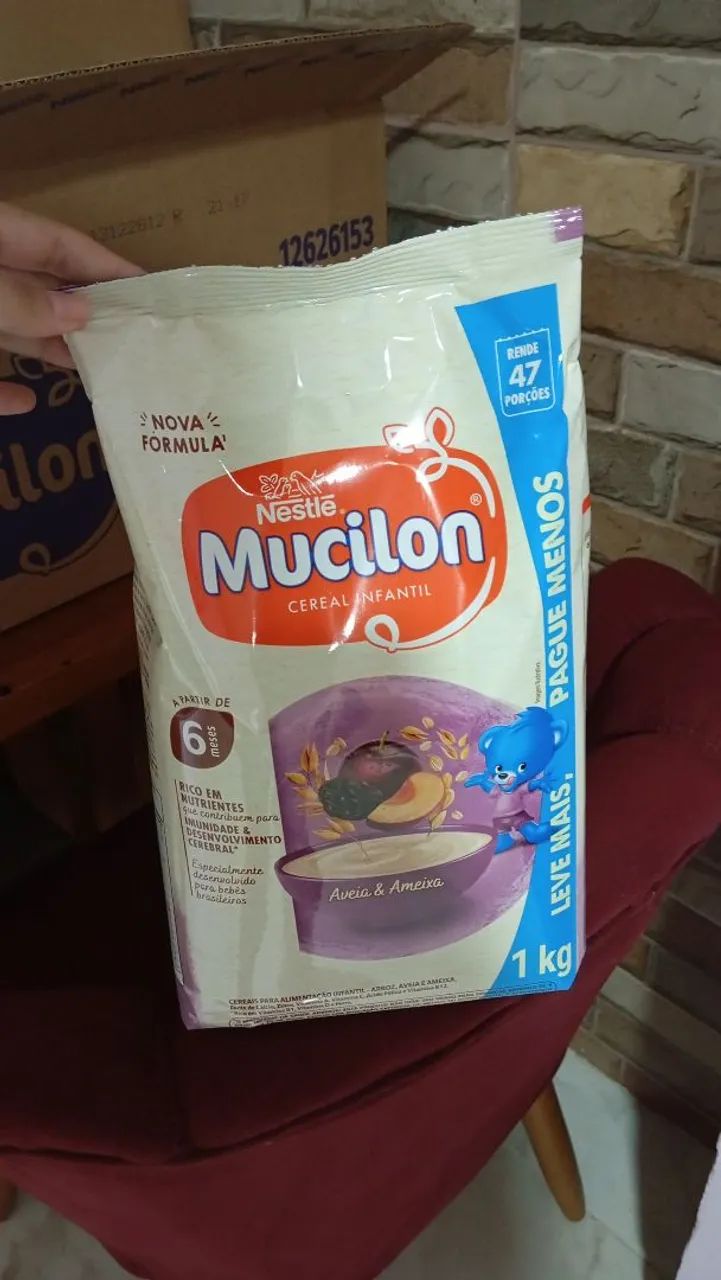 Mucilon aveia e ameixa 