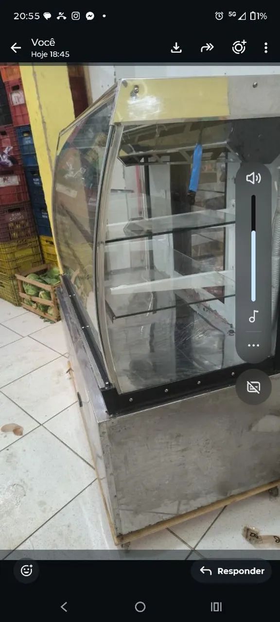 BALCÃO FRIO EM ÓTIMO ESTADO SEMI NOVO FUNCIONANDO PERFEITAMENTE ÓTIMO PARA SUA LANCHONETE  - Foto 2