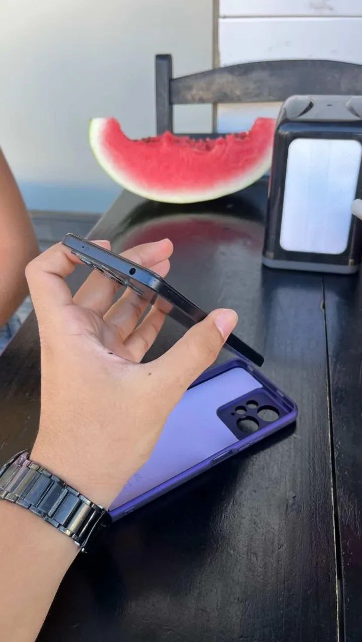 REDMI NOTE 12 128g impecável. Todo original, só pegar e usar. Com capinha nova!! - Foto 5