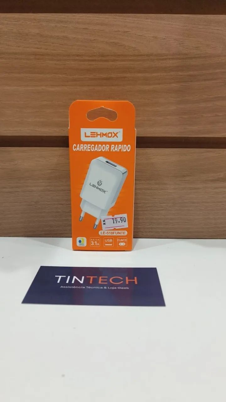 Carregador Lehmox LE-518 3.1A USB Fonte Rápida - Foto 2
