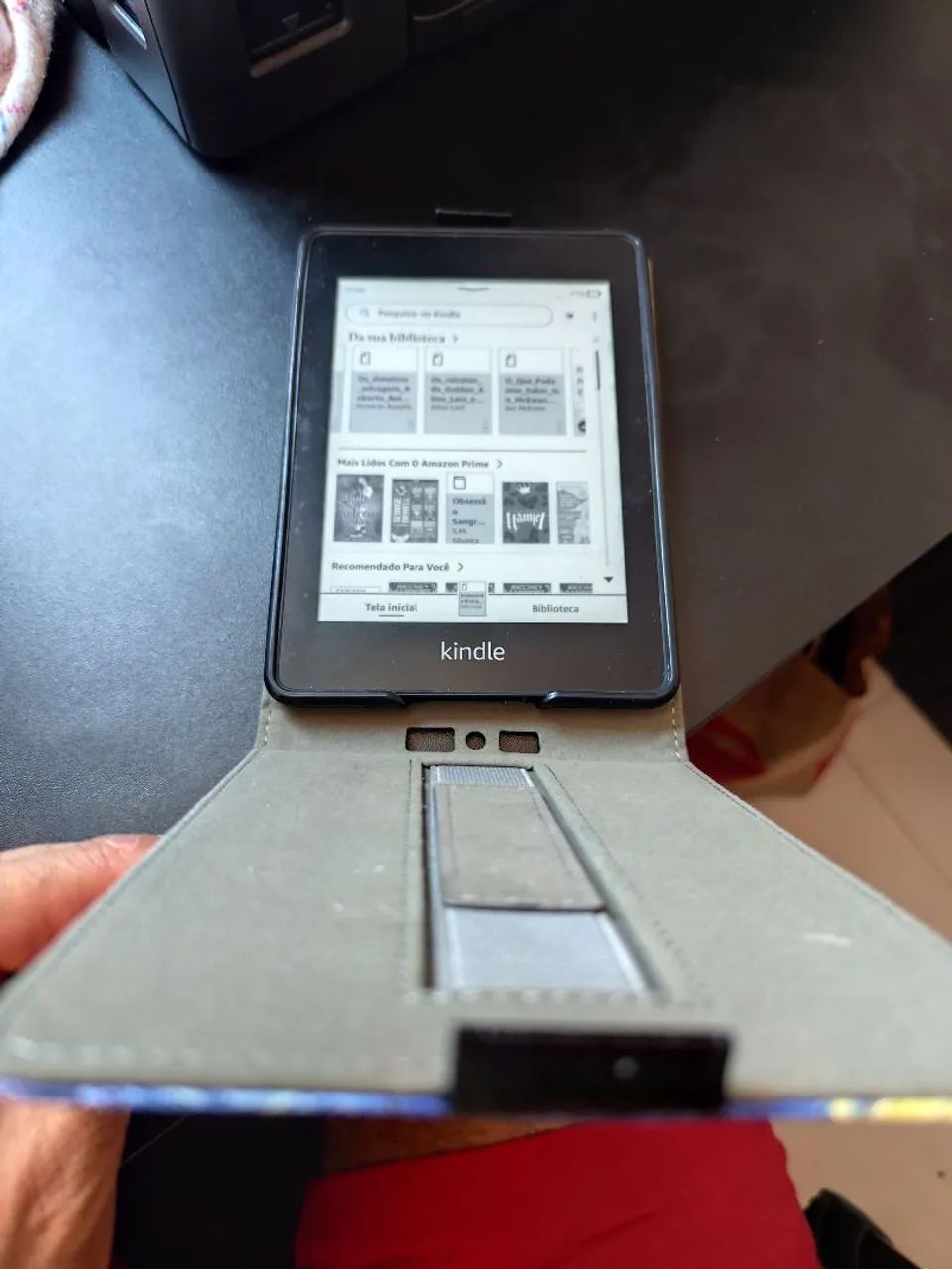 Kindle Papee White 8 GB com capa magnética - Foto 5