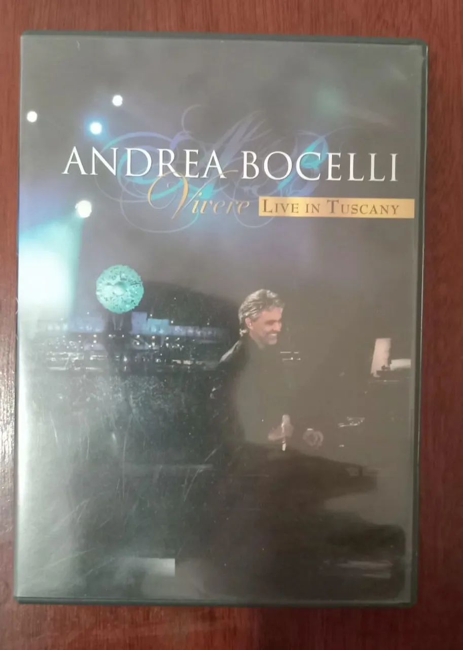 DVD Andrea Bocelli Vivere Live in Toscana