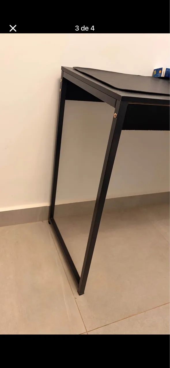 Mesa escritório preta  - Foto 3
