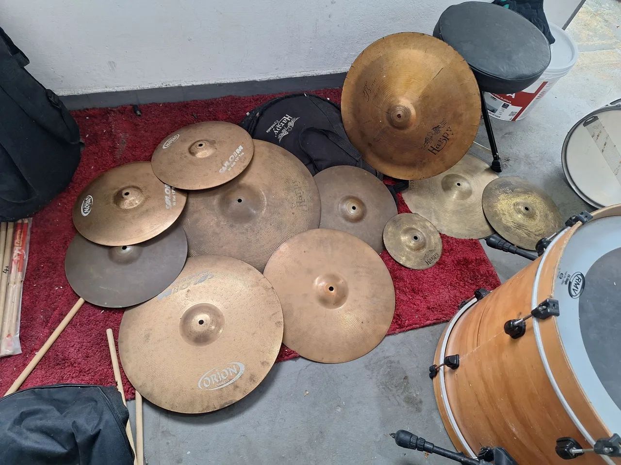 Bateria RMV Road Up 3 Tons com pratos - Foto 3