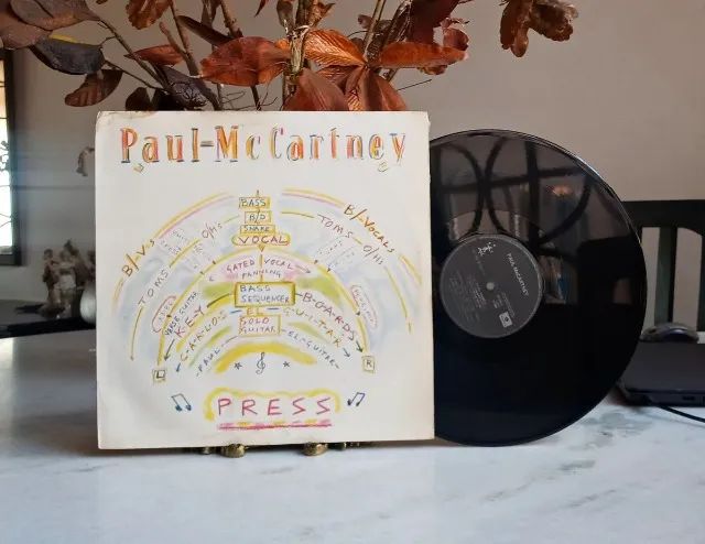 lp single 12" paul mccartney - press - 1986