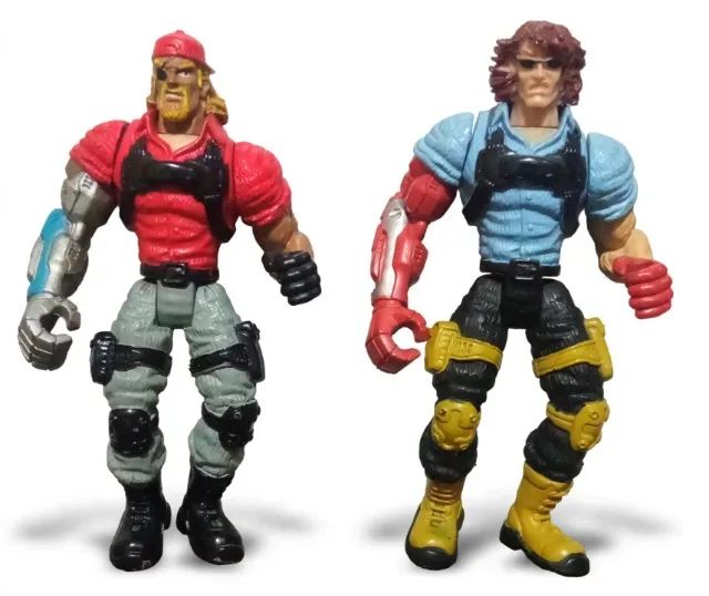 Bonecos Vintage de ação Bionic Commando Cyborg Robot  +- 11,0 cm Colecionável. - Foto 5