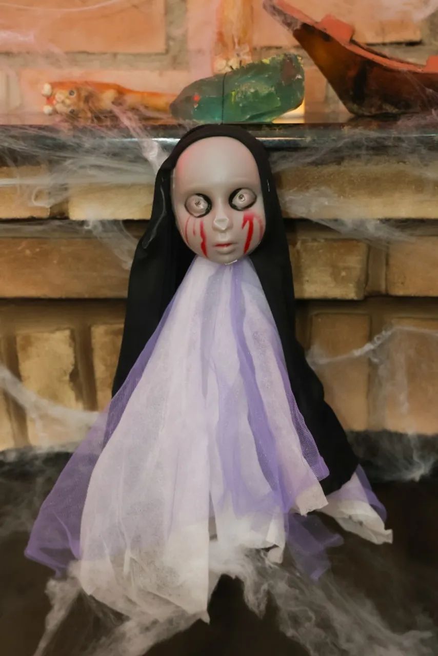 bonecas eletrônicas halloween com luz - Foto 4