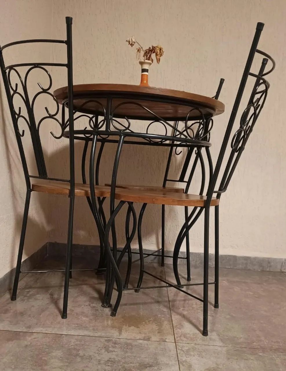 Jogo De Mesa Com 3 Cadeiras - Foto 3