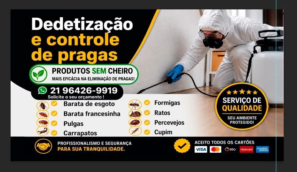 DEDETIZAÇÃO PROFISSIONAL 