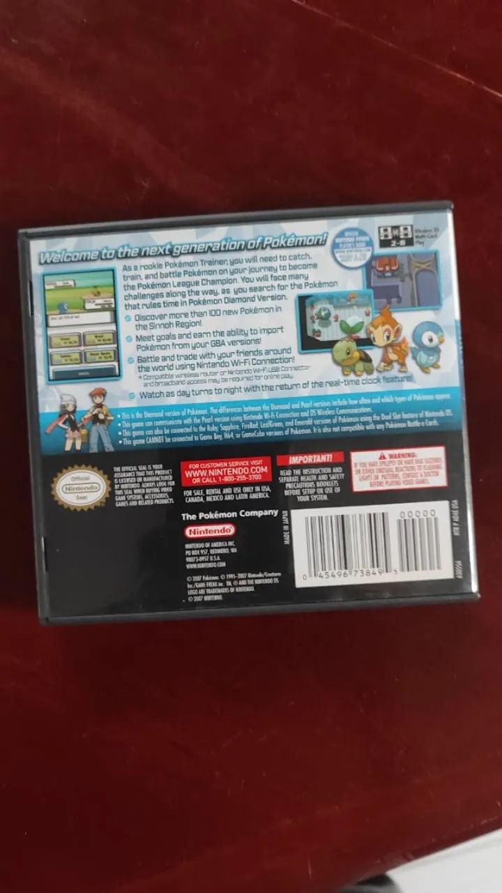 Pokémon Diamond Version - Nintendo DS - Original - Foto 4