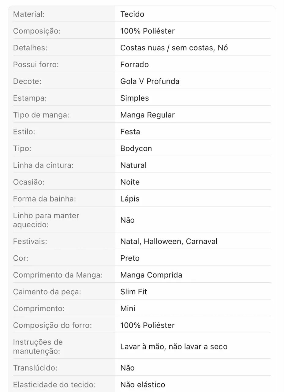 vestido shein preto paetê - Foto 4