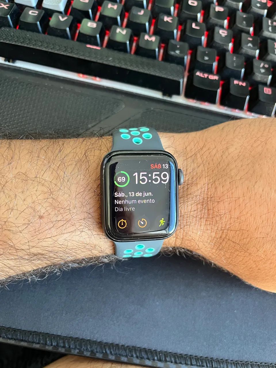 Apple watch SE 40mm GPS+LTE (com caixa) - Foto 2