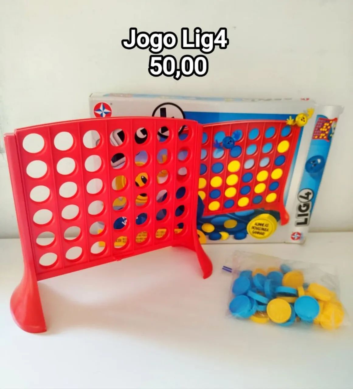 clássico Jogo Lig 4 da Estrela