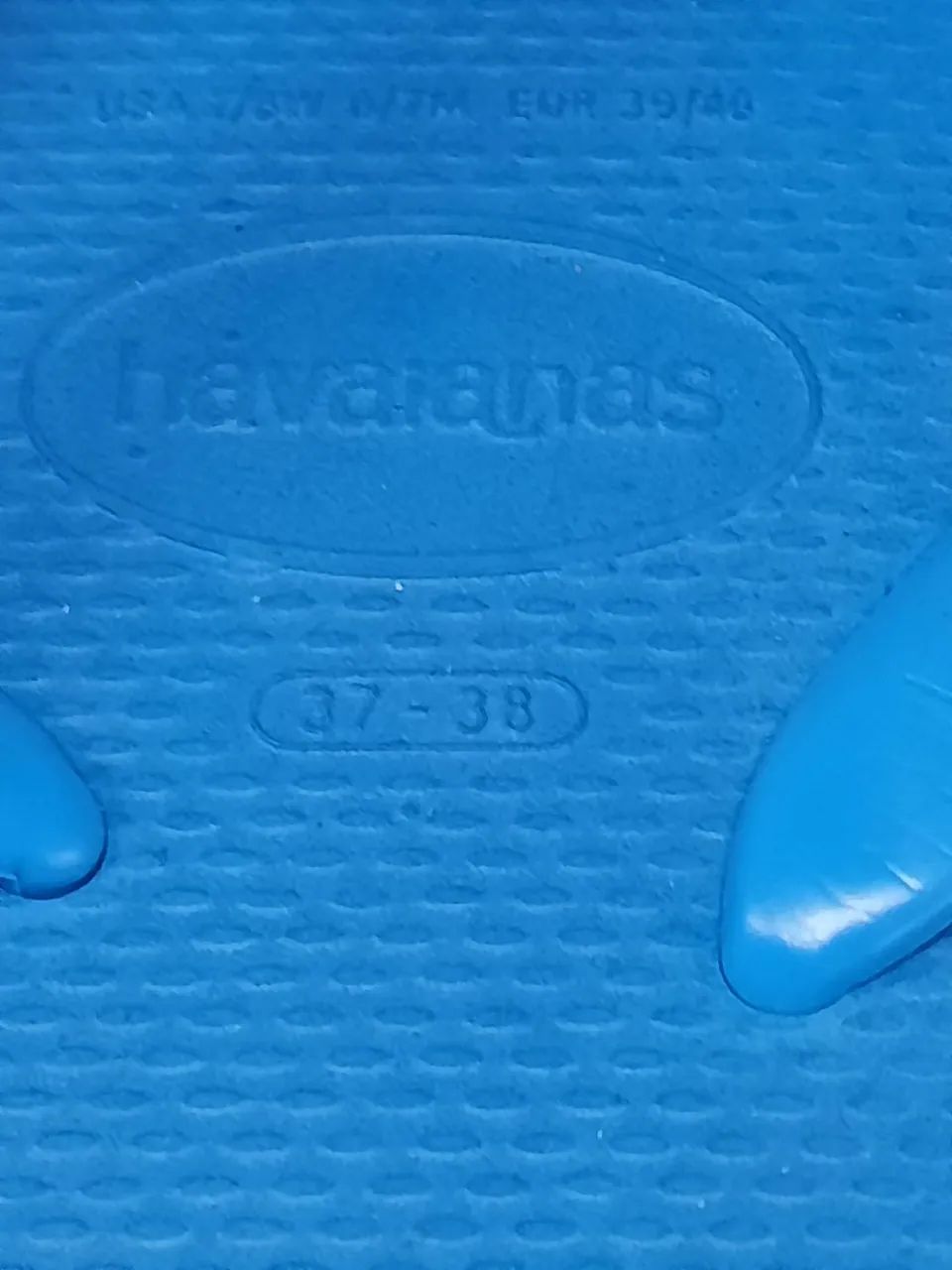 Chinelo havaianas 37-38 azul  - Foto 3
