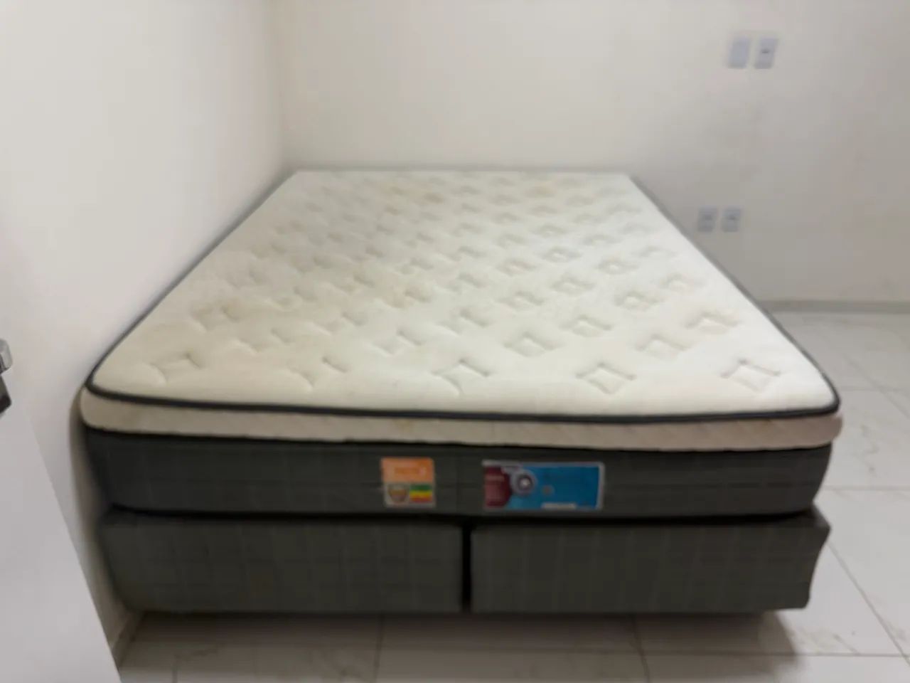 Cama Box Queen Premium Mola Ensacada Com Espuma D33 128x188cm Bf Colchões - Foto 4