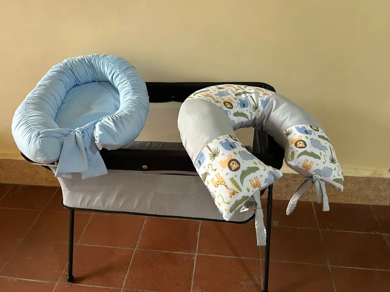 Berço Portatil,Ninho e almofada amamentação.