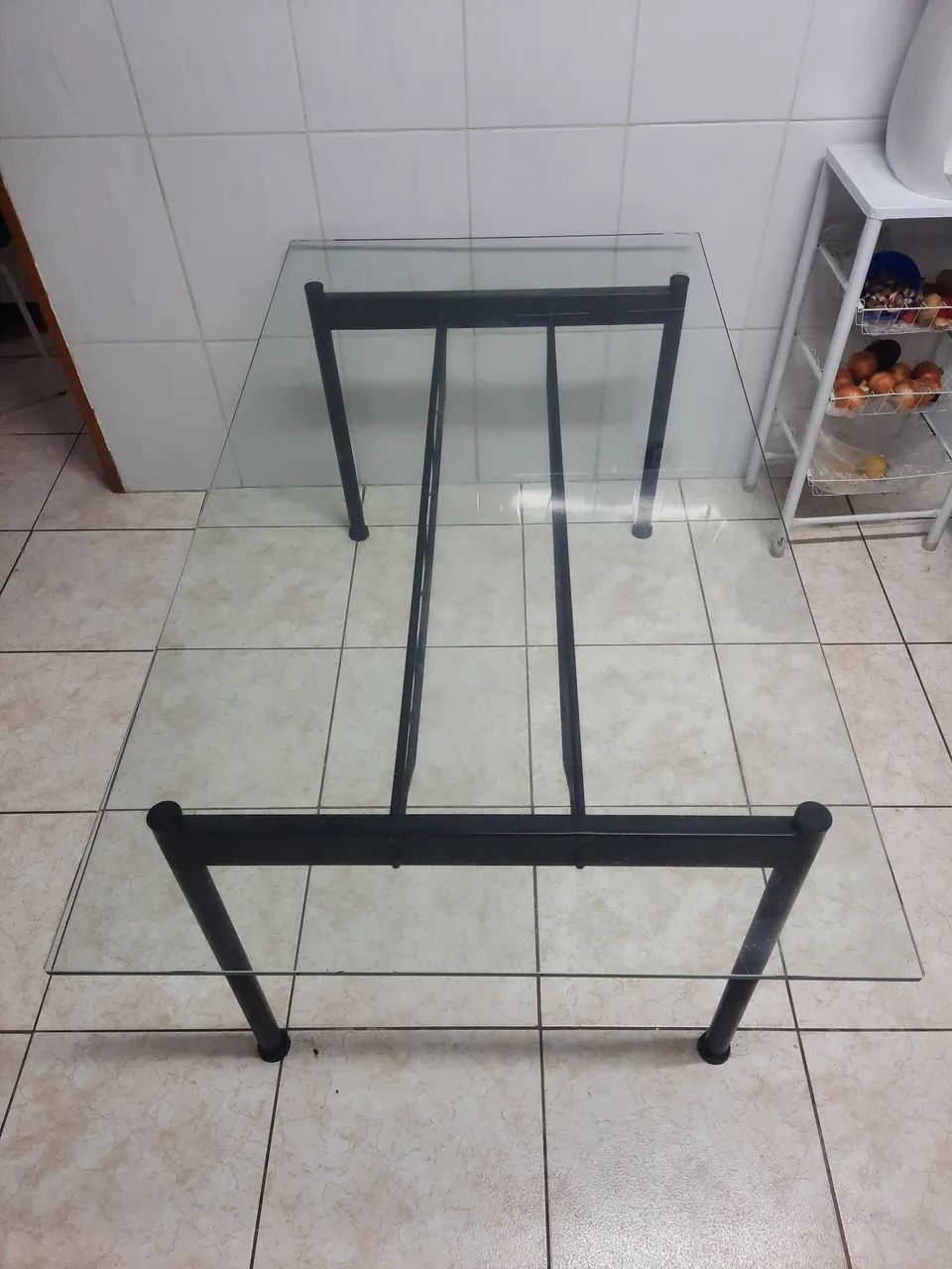 Mesa de vidro 162x88 cm - Foto 2