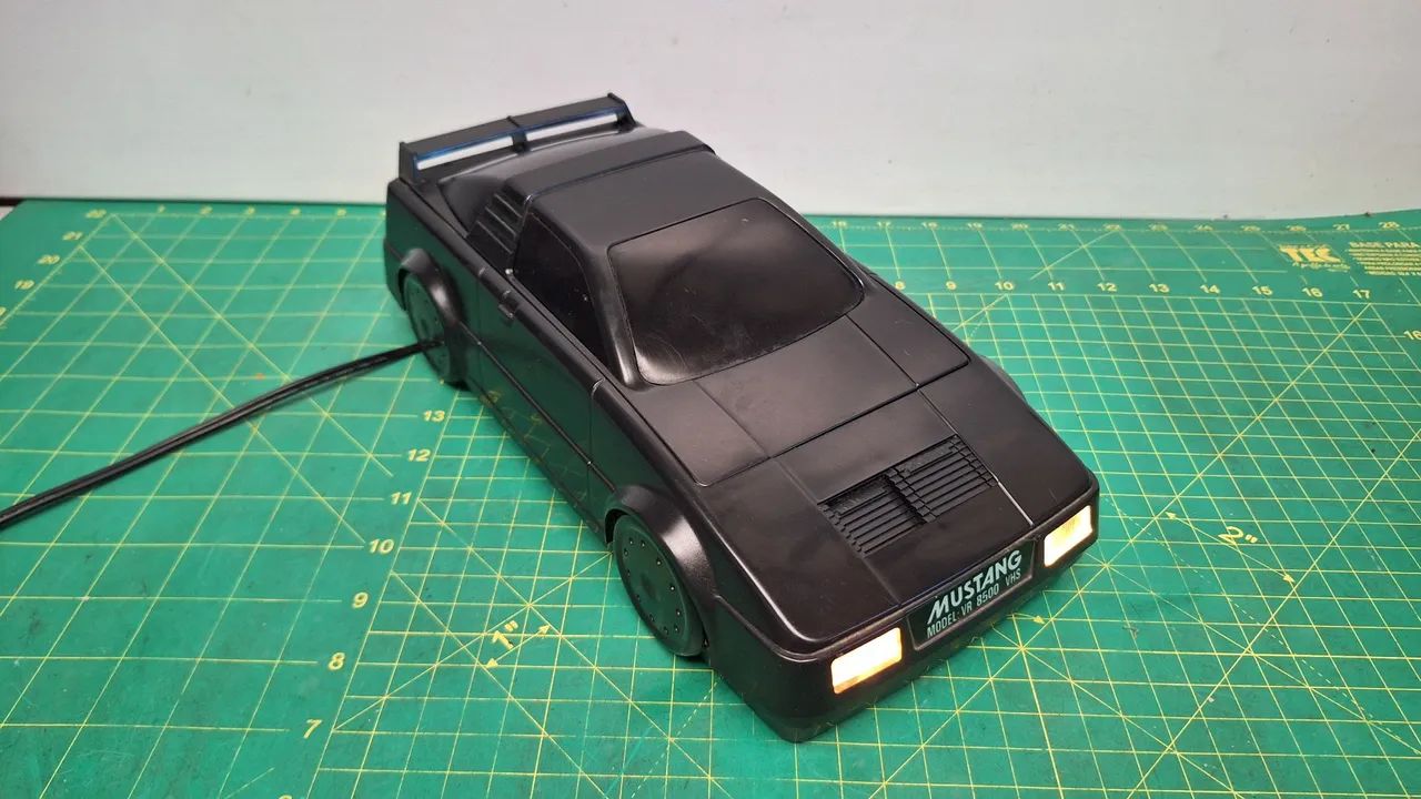 Rebobinador de fitas VHS Mustang funcionando