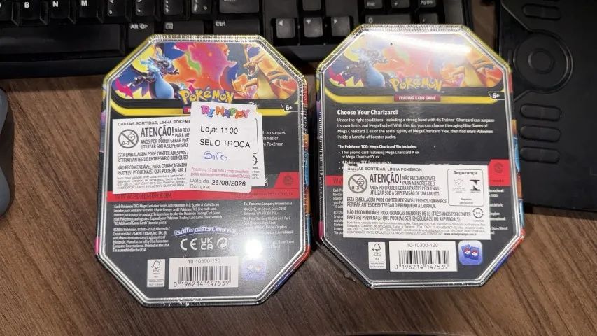 Latas Charizard X e Y ingles. Pokemon tcg - Foto 3