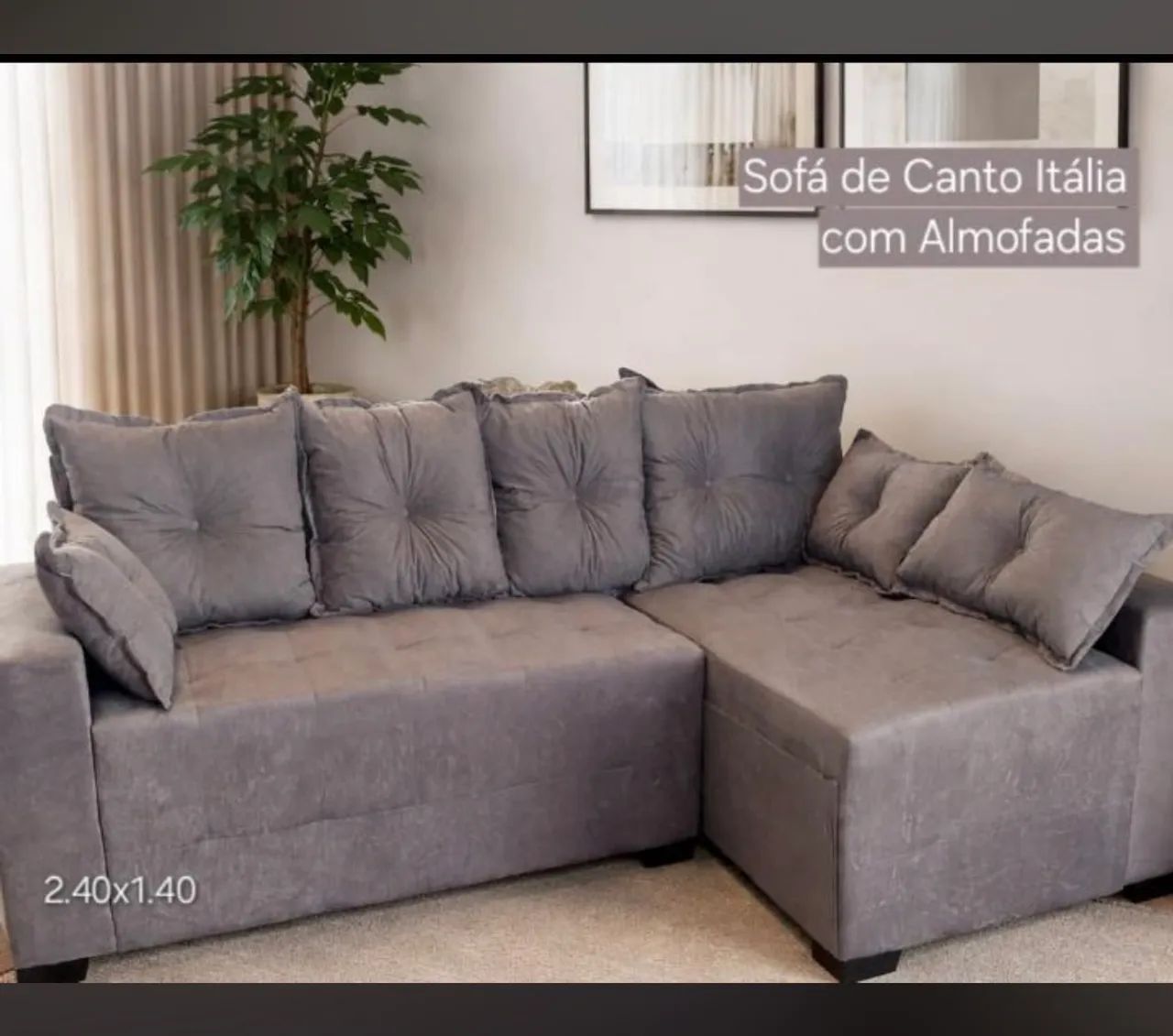 Sofá  de Canto Braço Longo  Direto De Fábrica  - Foto 2