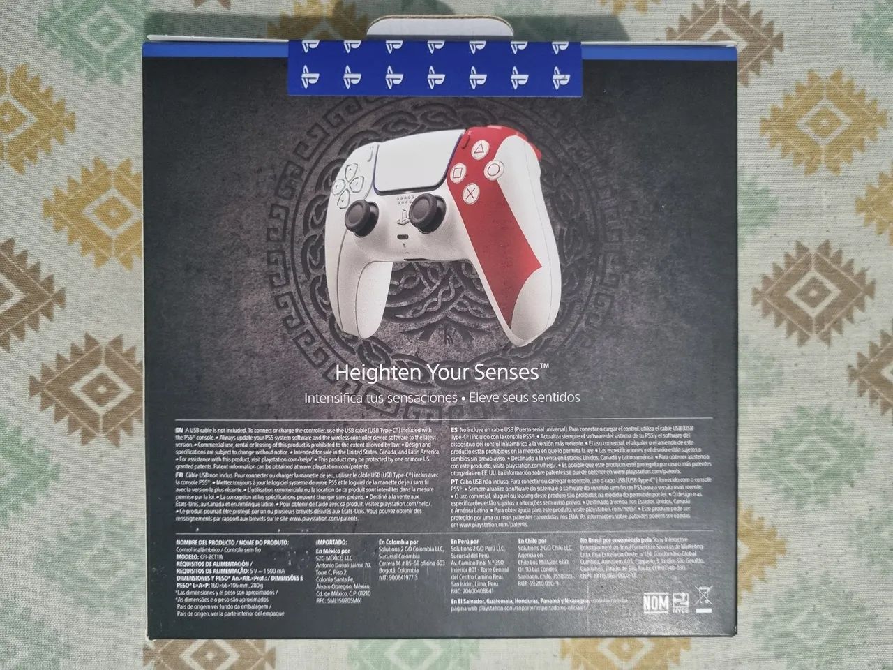 Controle Dualsense Edição Limitada 20° Aniversário de God Of War para PS5 Lacrado - Foto 2