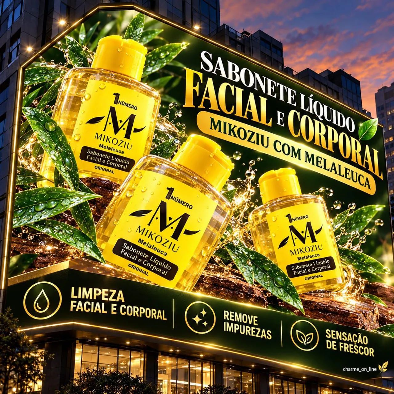 Mikozil sabonete líquido de melaleuca 